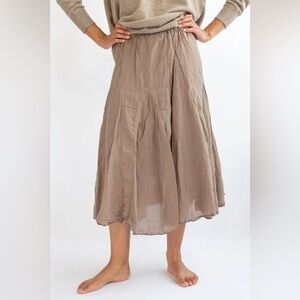 CP Shades Fanny Seal Gray Midi Skirt